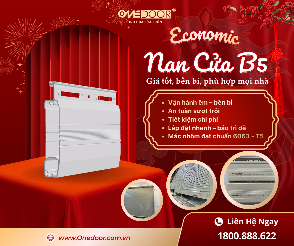 Vật liệu nan cửa cuốn: loại nào bền nhất
