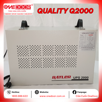BÌNH LƯU ĐIỆN QUALITY Q2000 DÙNG CHO MOTOR 1000KG