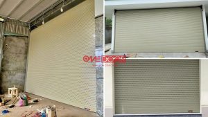 Bộ cửa cuốn ONEDOOR lắp đặt nhà phố