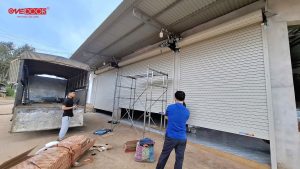 Thi công mẫu cửa cuốn ONEDOOR