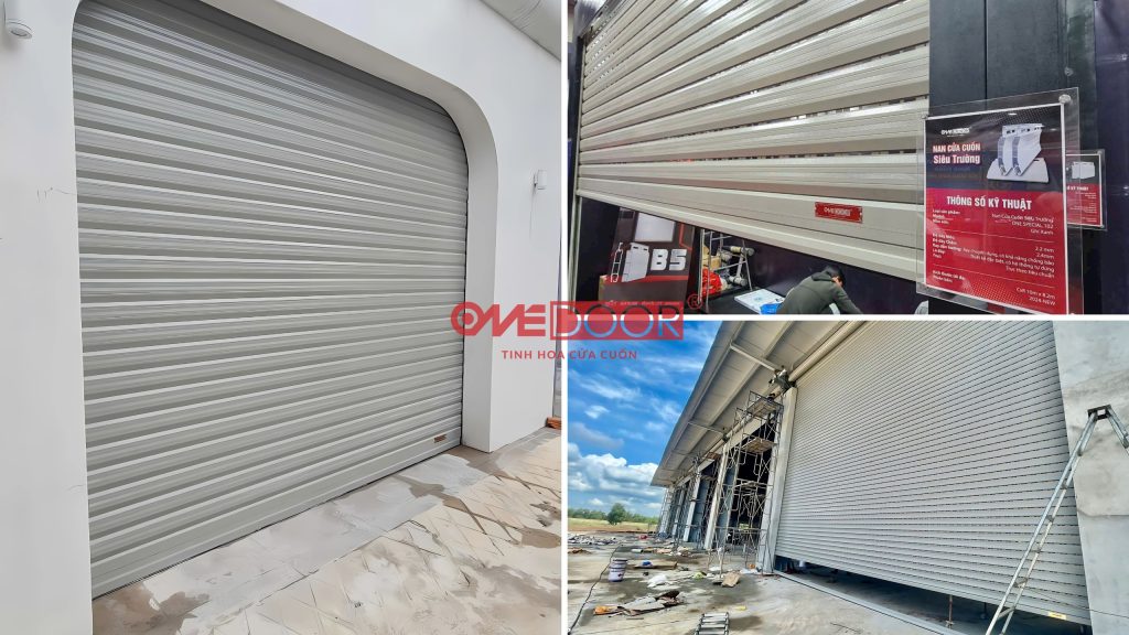 1 Bộ cửa cuốn giá bao nhiêu, ví dụ tính cụ thể